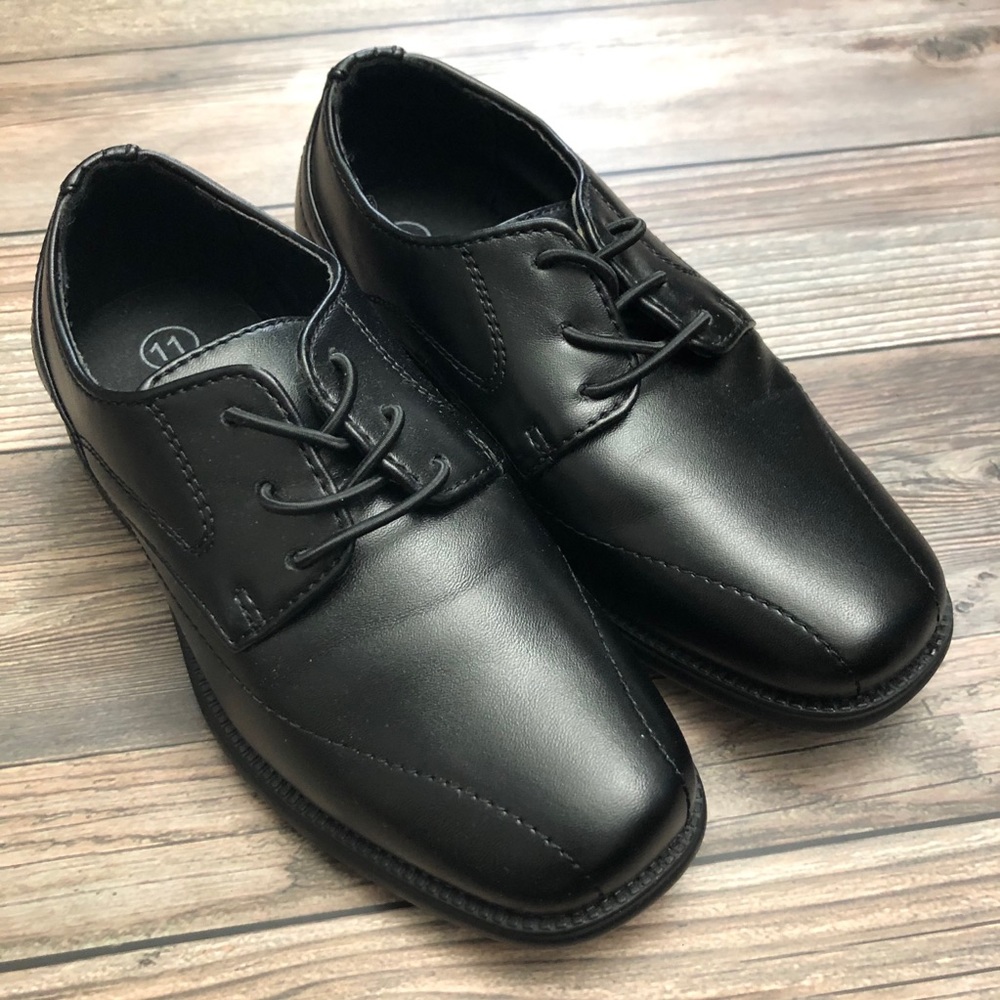 Boys Cat & Jack Black Slip-on Dress Shoe